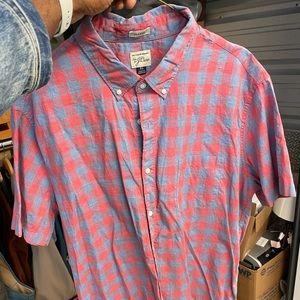 Retail Jcrew Heather Poplin Blue Gingham